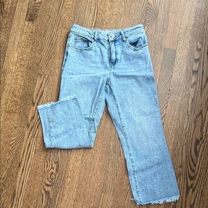 Rewash Light Blue Straight Leg Jeans